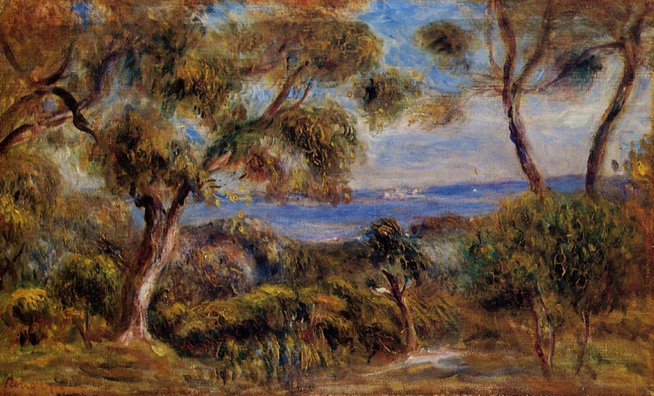 The sea at Cagnes 1910